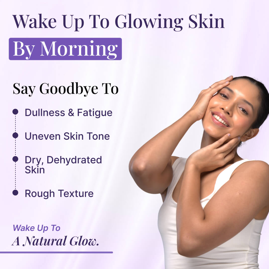 Clear & Confident Overnight Glow Body Cream for Face