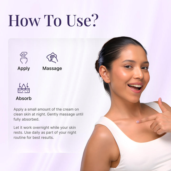 Clear & Confident Overnight Glow Body Cream for Face