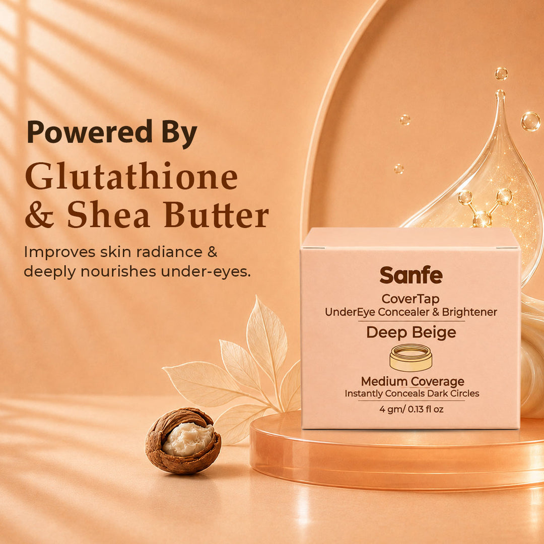 Sanfe CoverTap Undereye Concealer & Brightener - Deep Beige