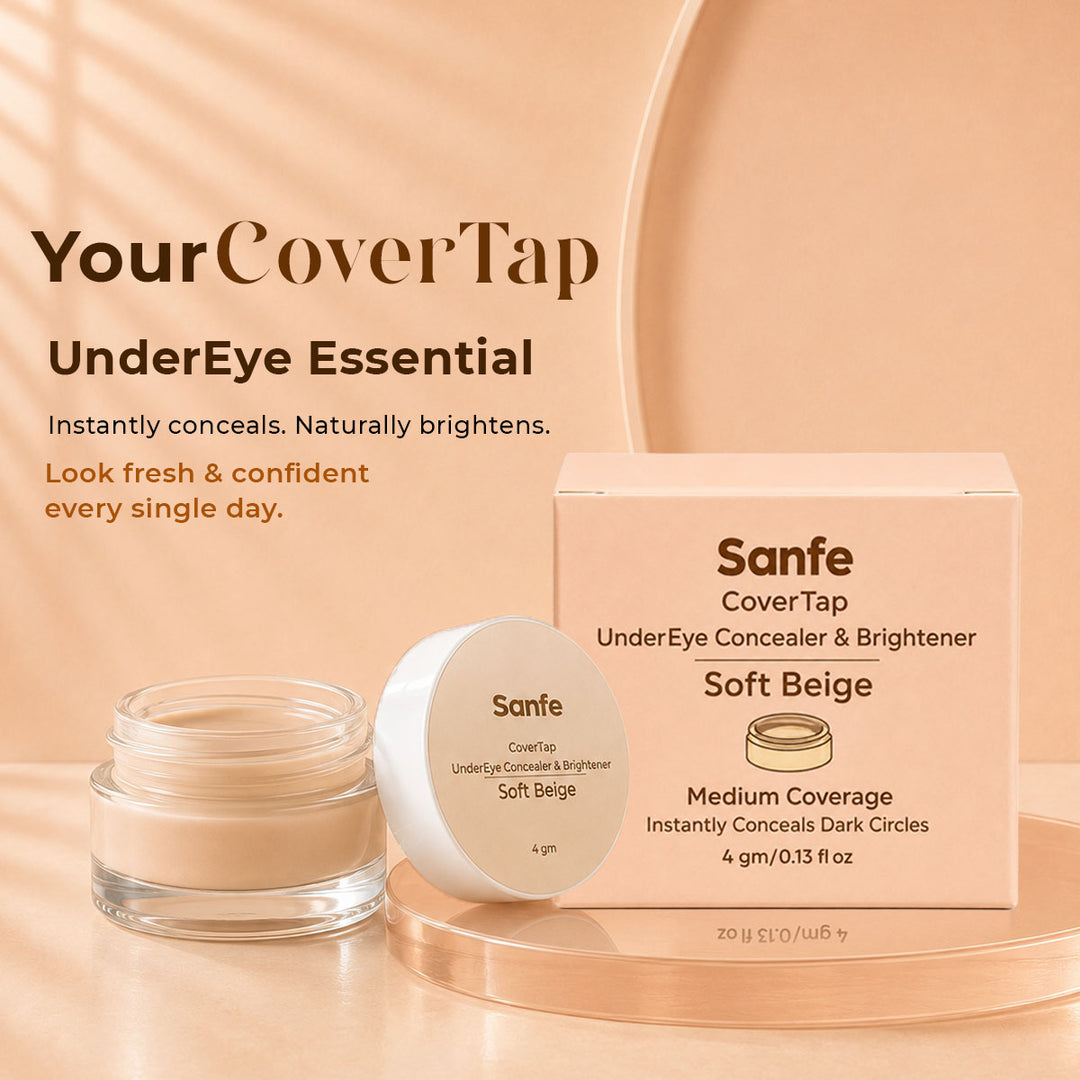 Sanfe CoverTap Undereye Concealer & Brightener - Soft Beige