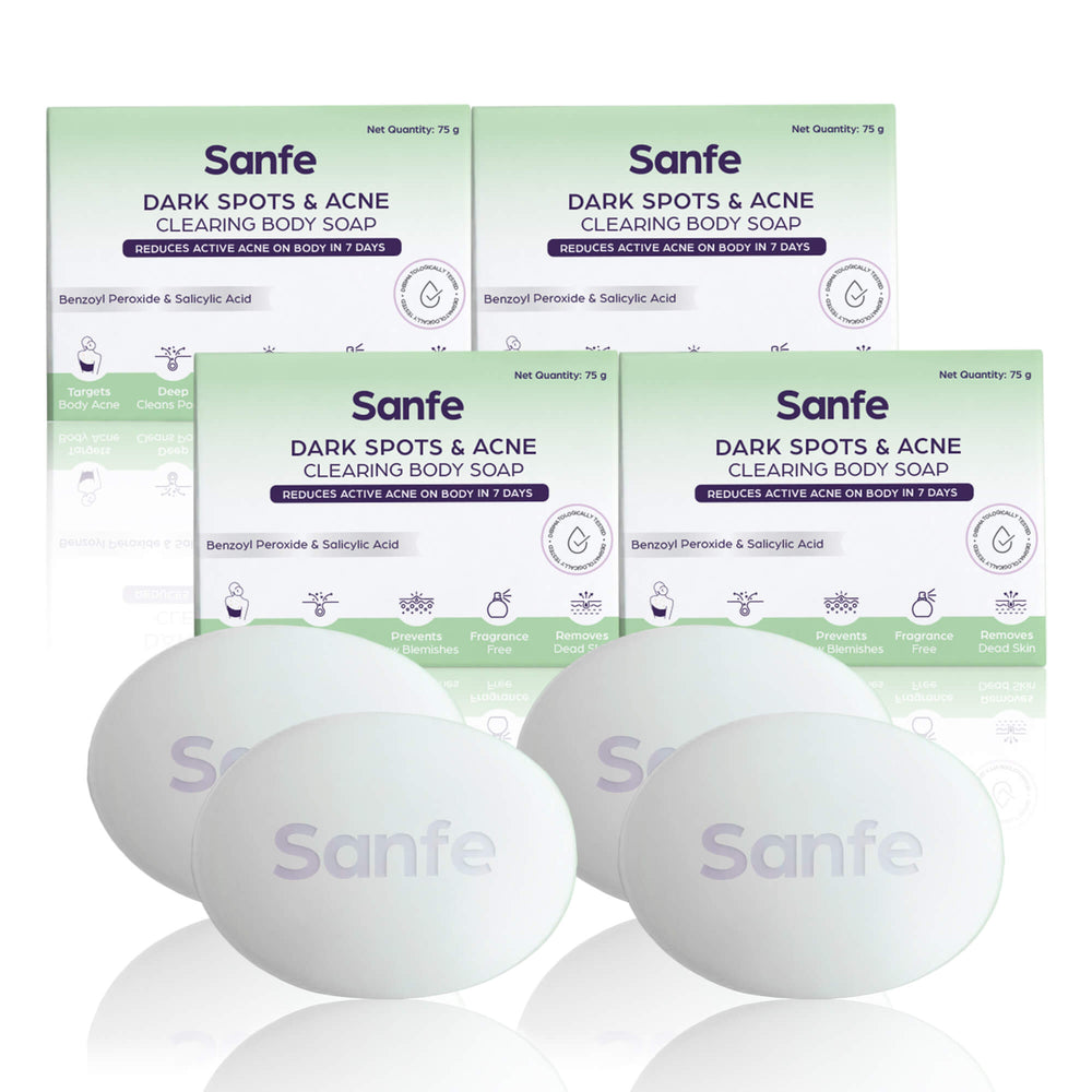 Dark Spots & Acne Clearing Body Soap – Pack of 4
