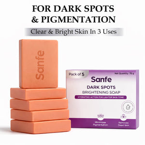 Sanfe Dark Spots Brightening Soap 75g (Pack of 5)