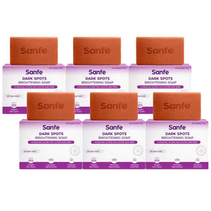 Sanfe Dark Spots Brightening Soap 75g (Pack of 6)