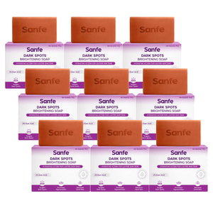 Sanfe Dark Spots Brightening Soap 75g (Pack of 9)
