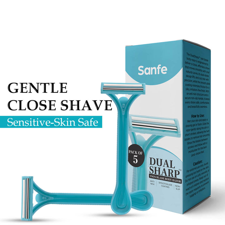 Sanfe Dual Sharp Twin Blade Body Razors