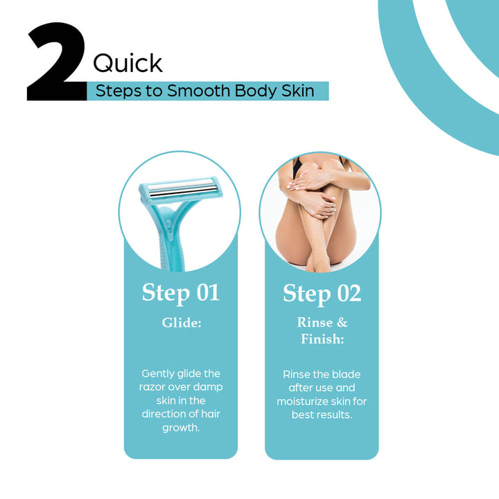 Sanfe Dual Sharp Twin Blade Body Razors