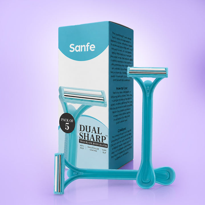 Sanfe Dual Sharp Twin Blade Body Razors