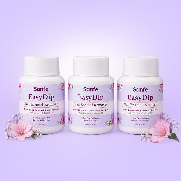 Sanfe EasyDip Nail Enamel Remover (Pack of 3)