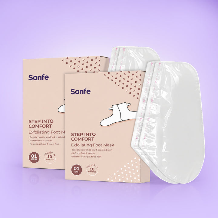 Sanfe Exfoliating Foot Mask - 2 Pairs