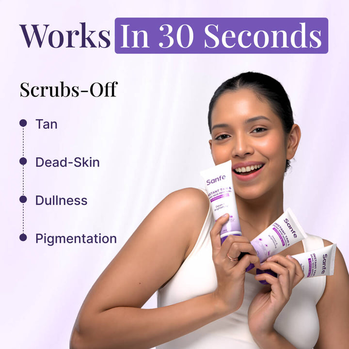 Sanfe Instant Tan & Dead Skin Removal Exfoliating Gel