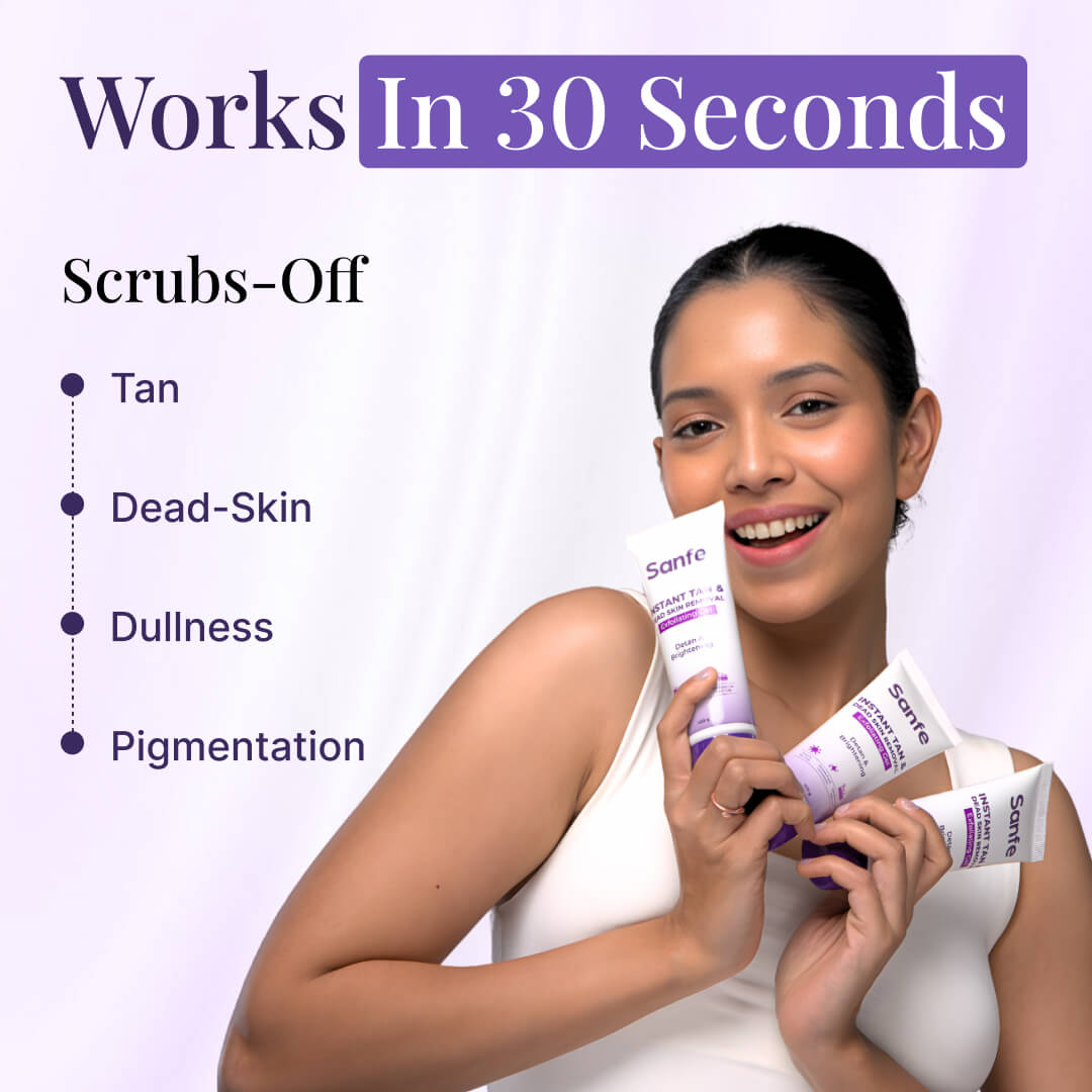 Sanfe Instant Tan & Dead Skin Removal Exfoliating Gel 200g