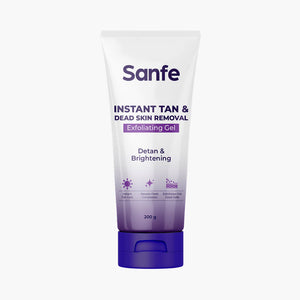 Sanfe Instant Tan & Dead Skin Removal Exfoliating Gel 200g