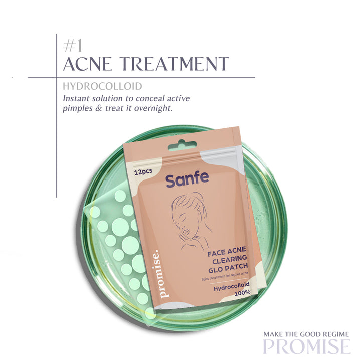 Sanfe Face Acne Clearing Glo Patch Pack of 72