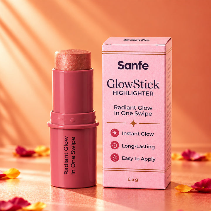 Sanfe Glow Stick Highlighter Rose Gold