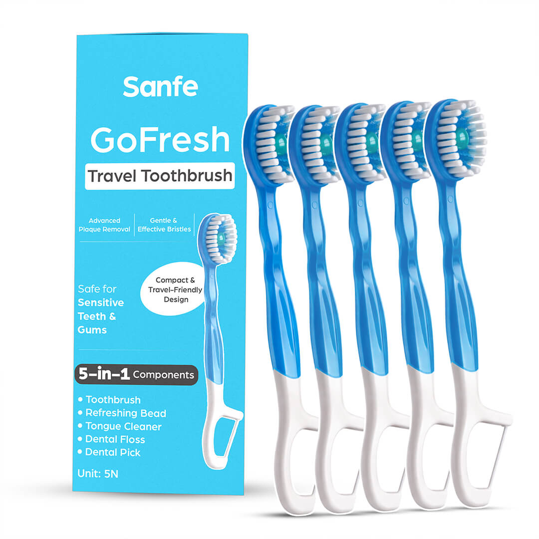 Sanfe GoFresh Travel Toothbrush