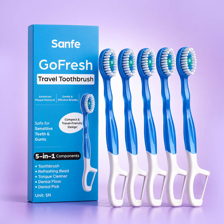 Sanfe GoFresh Travel Toothbrush