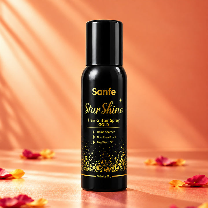 Sanfe StarShine Hair Glitter Spray - Gold