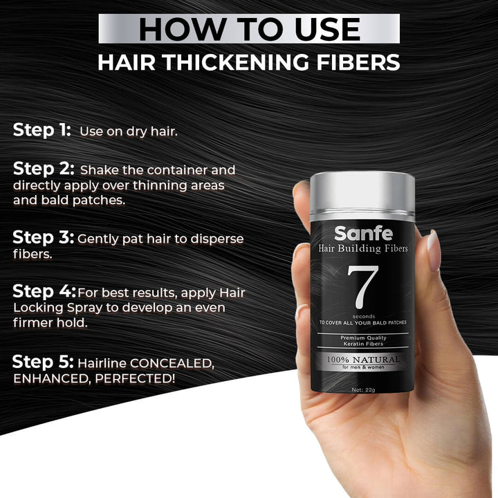 Sanfe Hair Building Fibers - 22gm