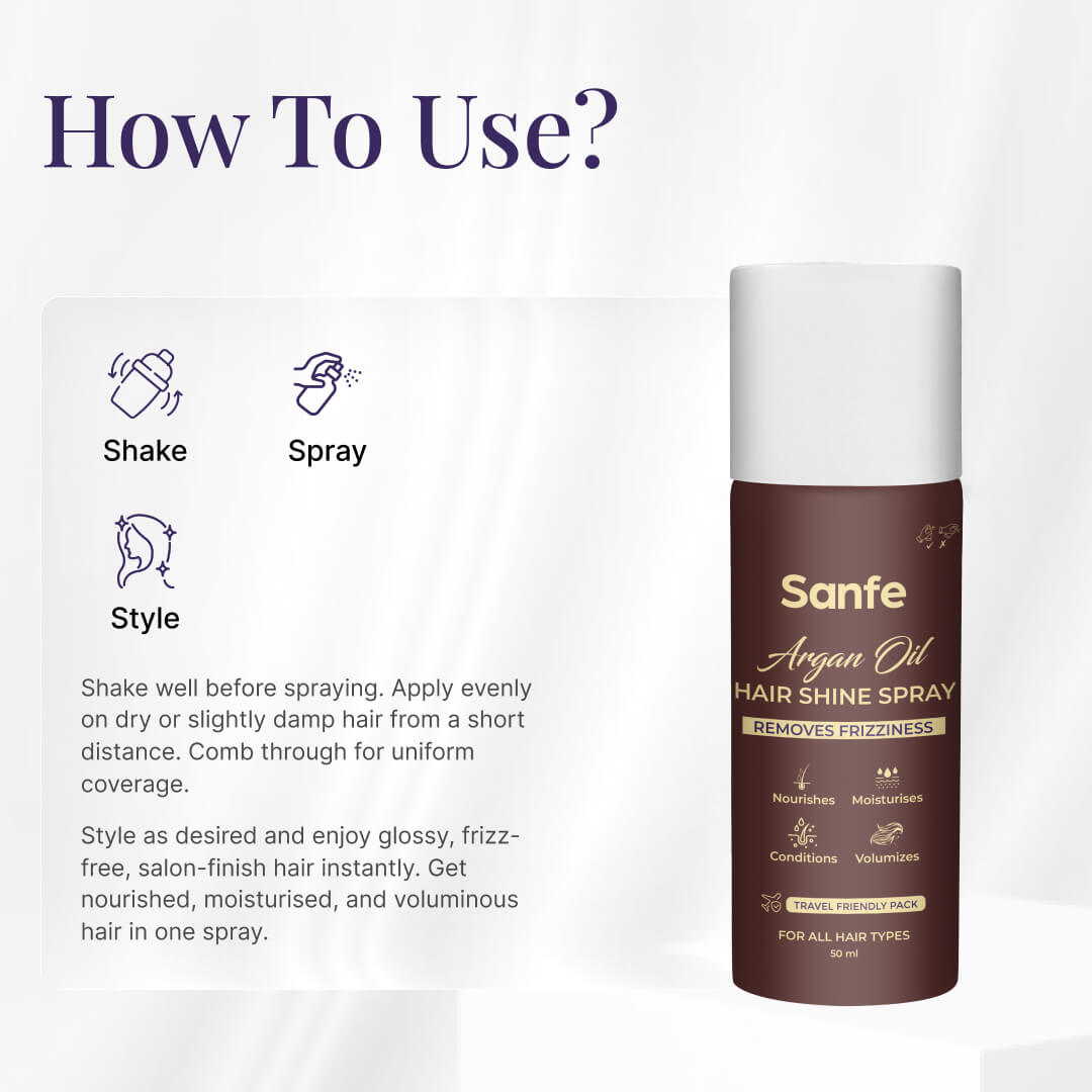 Sanfe Hair Shine Spray - 50ml
