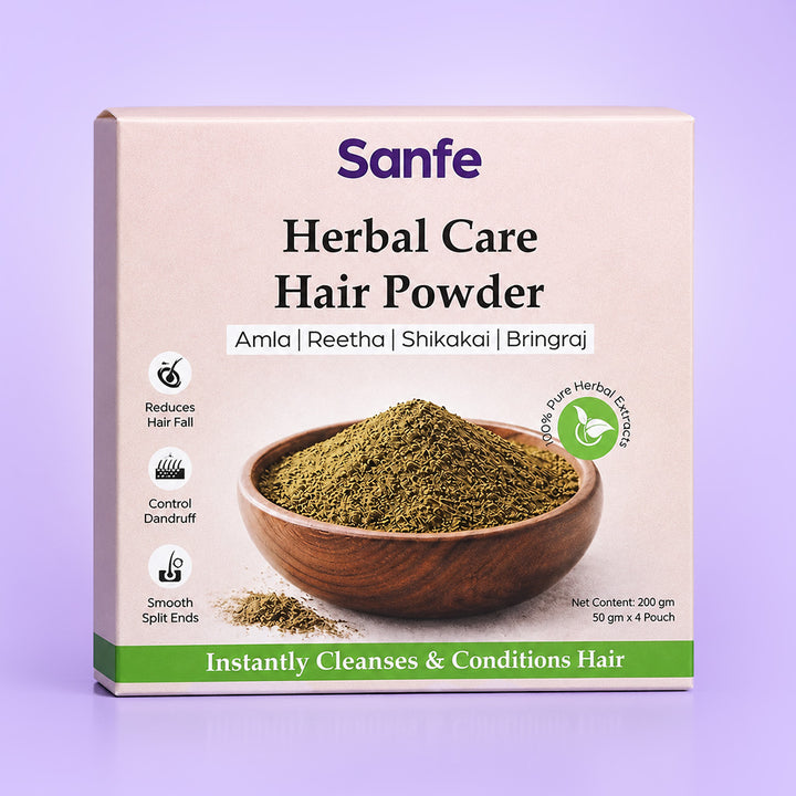 Herbal hair care powders - Amla Reetha Shikakai Bhringraj - 200g