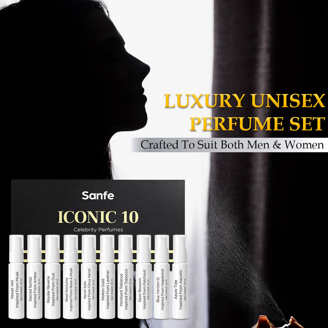 Sanfe ICONIC10 Celebrity-inspired Perfumes - Set of 10