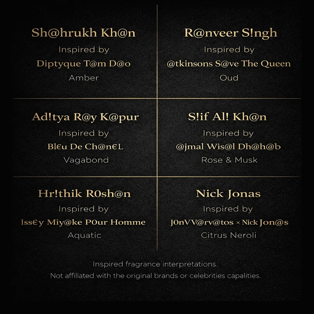 Sanfe ICONIC10 Celebrity-inspired Perfumes - Set of 10