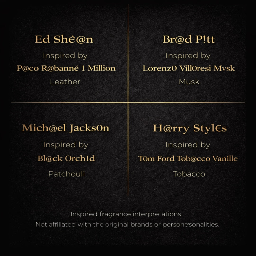 Sanfe ICONIC10 Celebrity-inspired Perfumes - Set of 10