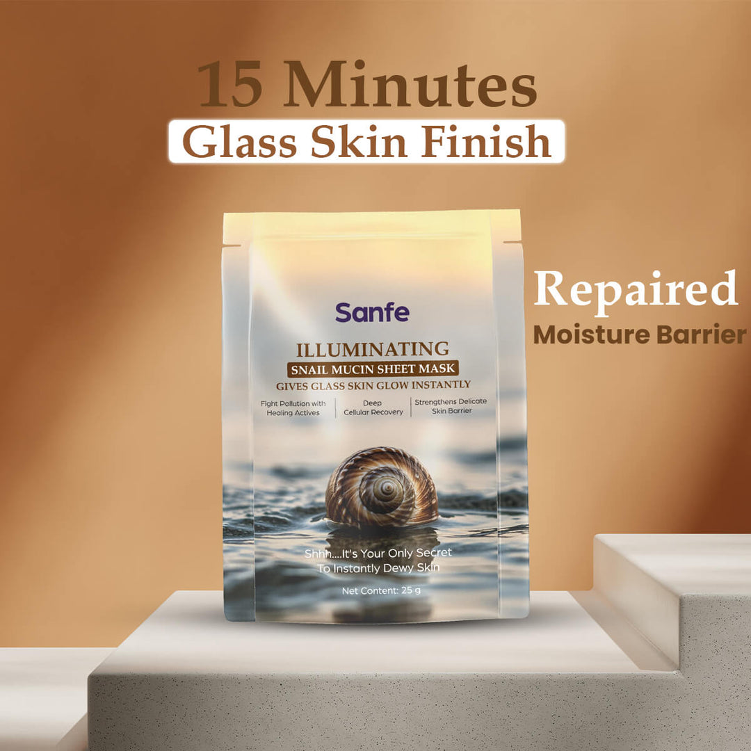 Illuminating Snail Mucin Sheet Mask (Pack of 6)
