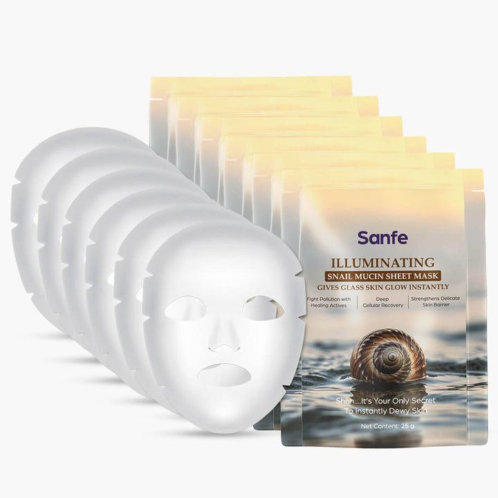 Illuminating Snail Mucin Sheet Mask (Pack of 6)