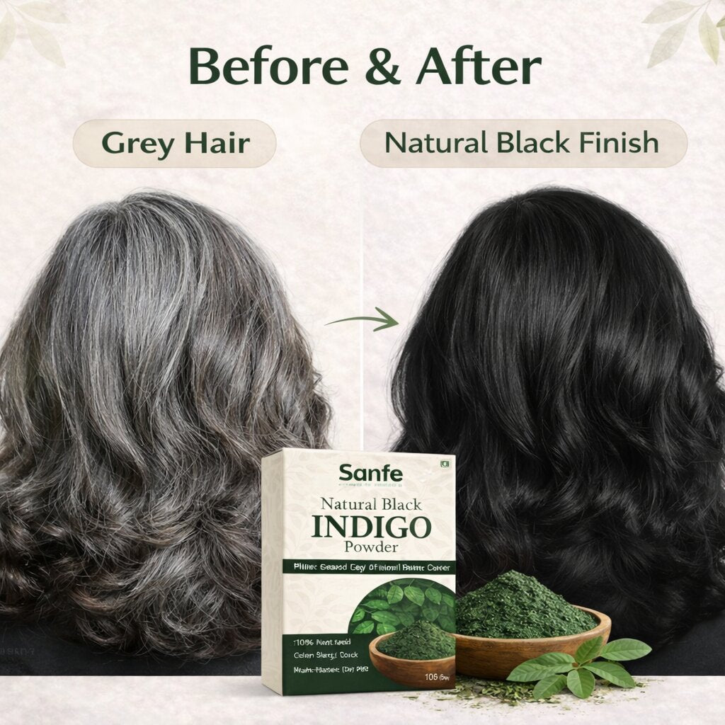 Indigo powder - Organic heena powder for black hair - 100g