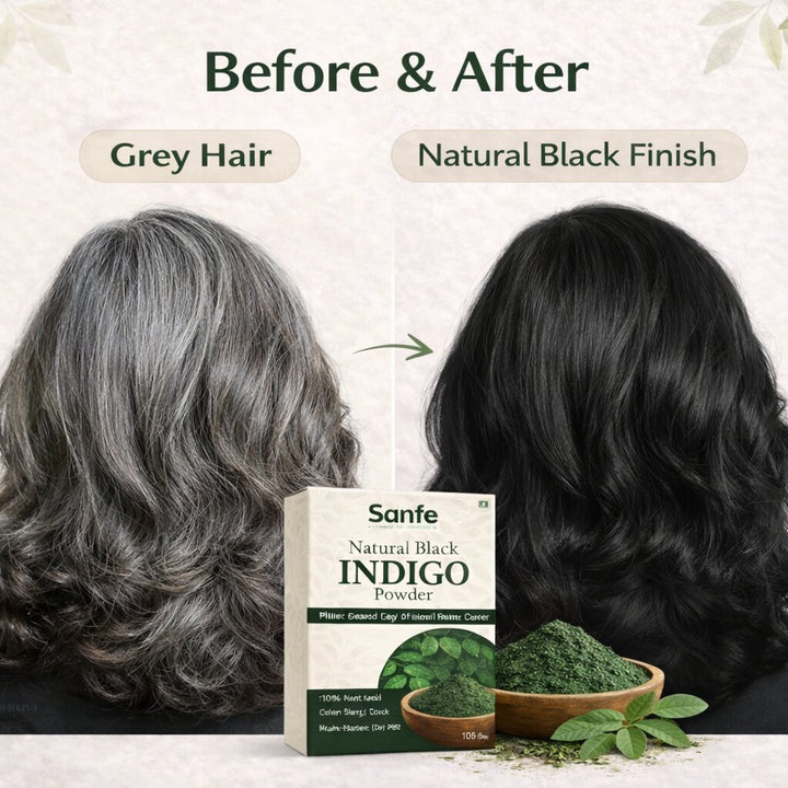 Indigo powder - Organic heena powder for black hair - 100g