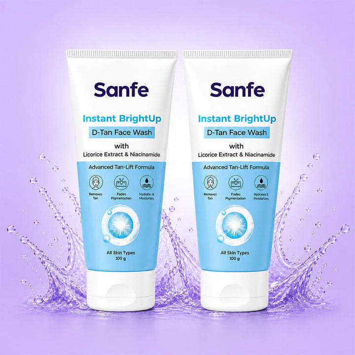 Sanfe Instant BrightUp D-Tan Face Wash (Pack of 2)