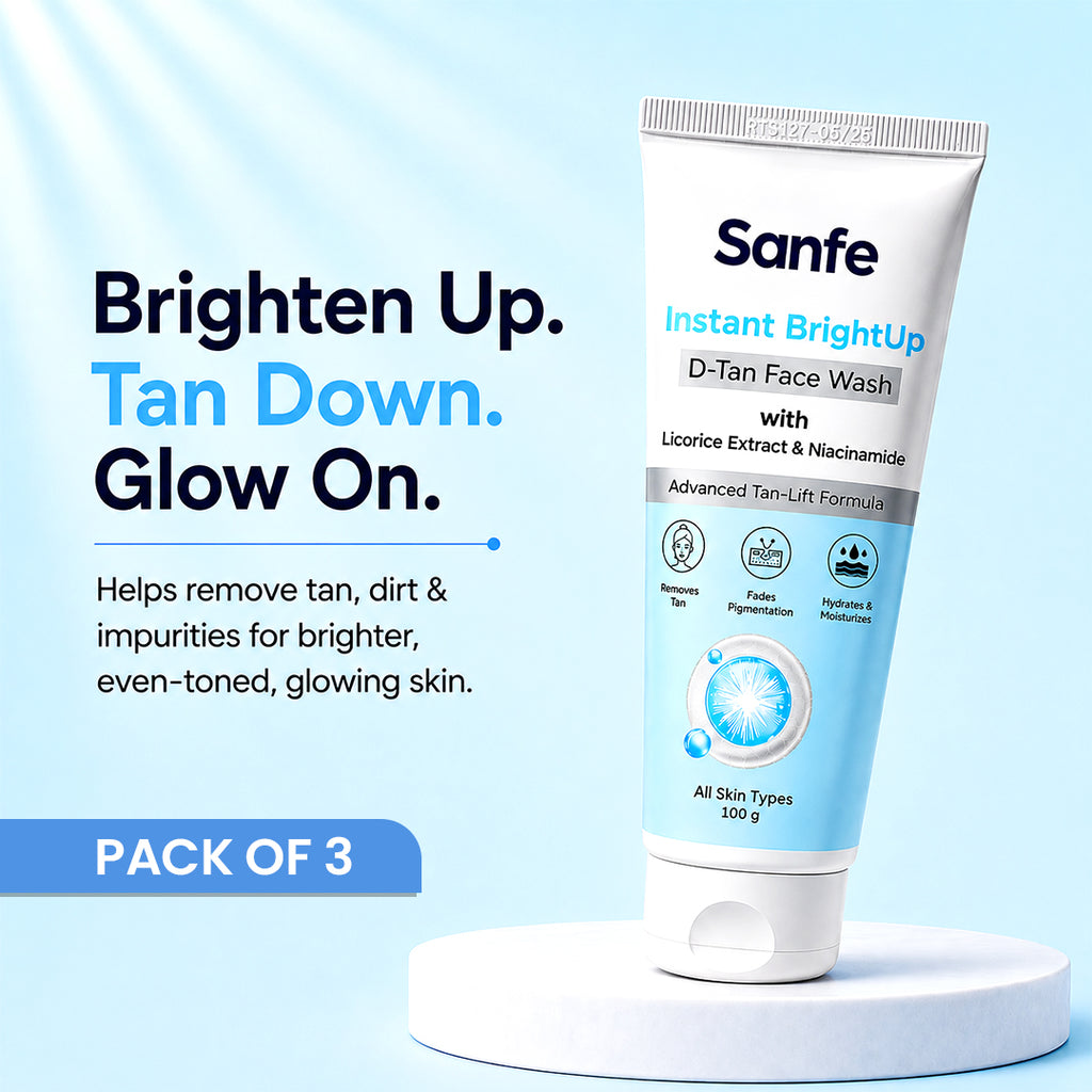 Default Sanfe Instant BrightUp D-Tan Face Wash (Pack of 3)