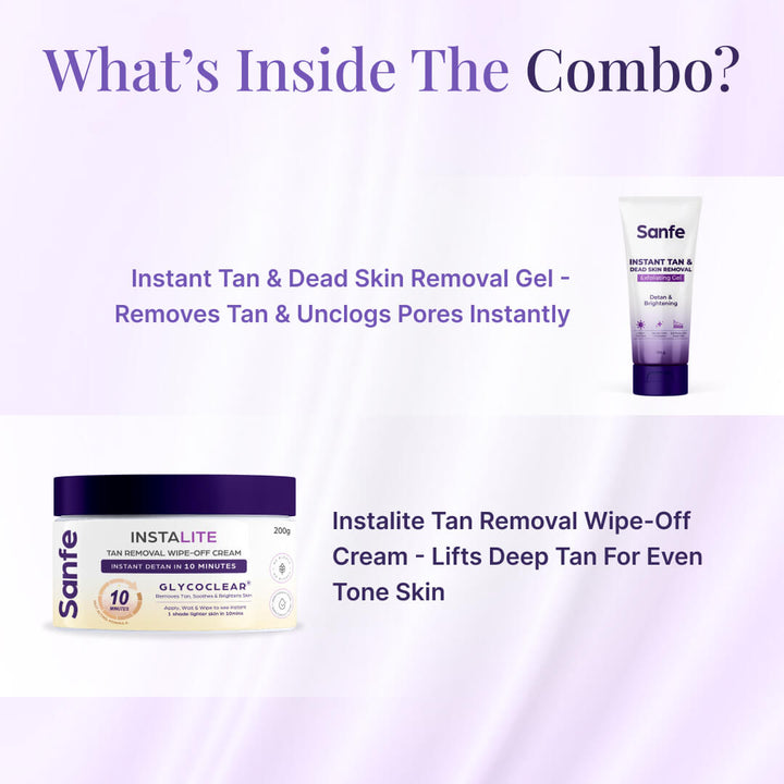 Sanfe Instant Tan Removal Power Duo