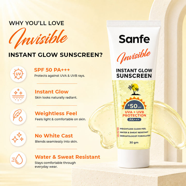 Sanfe Invisible Instant Glow Sunscreen