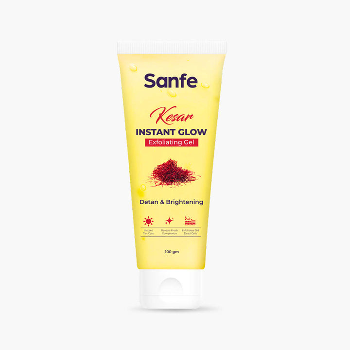 Sanfe Kesar Instant Glow Exfoliating Gel - 100g