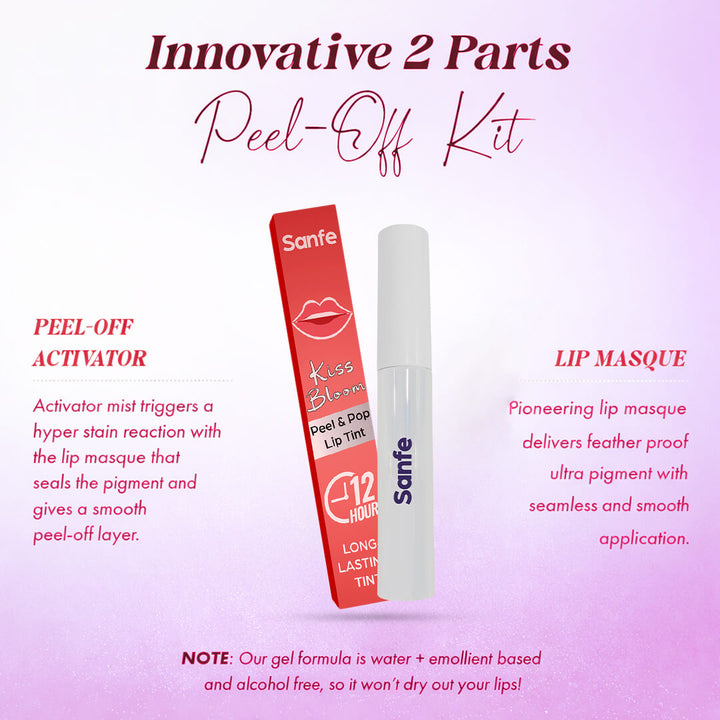 Sanfe Kiss Bloom Peel & Pop Lip Tint