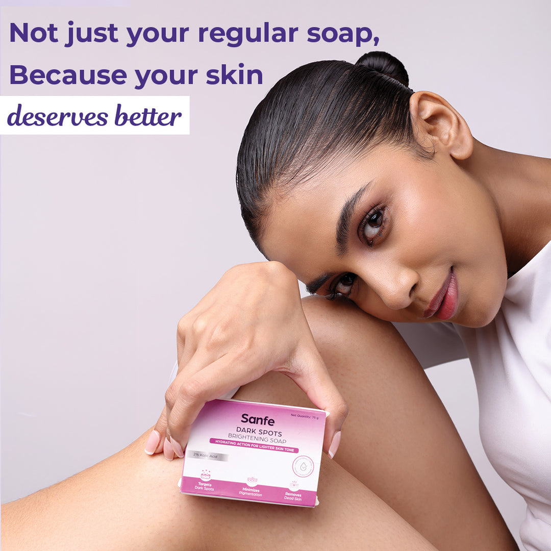 Sanfe Dark Spots Brightening Soap 75g (Pack of 100) - B2B