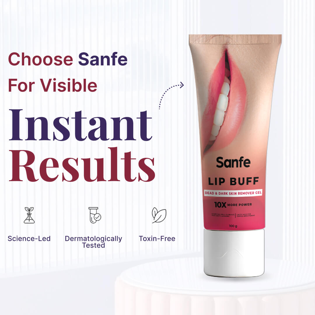 Sanfe lip buff dead & dark skin removal gel 100g