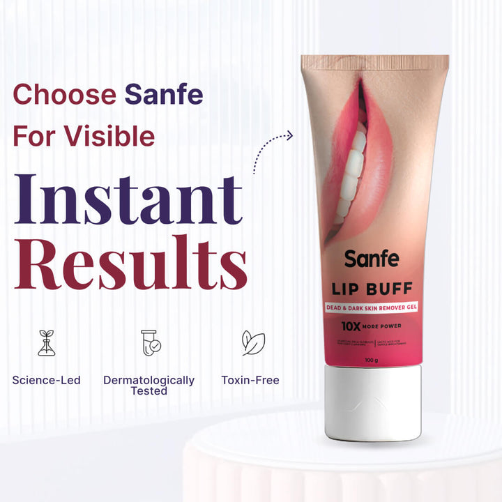 Sanfe lip buff dead & dark skin removal gel 100g