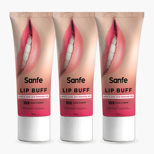 Lip buff dead & dark skin removal gel 100g (Pack of 3)