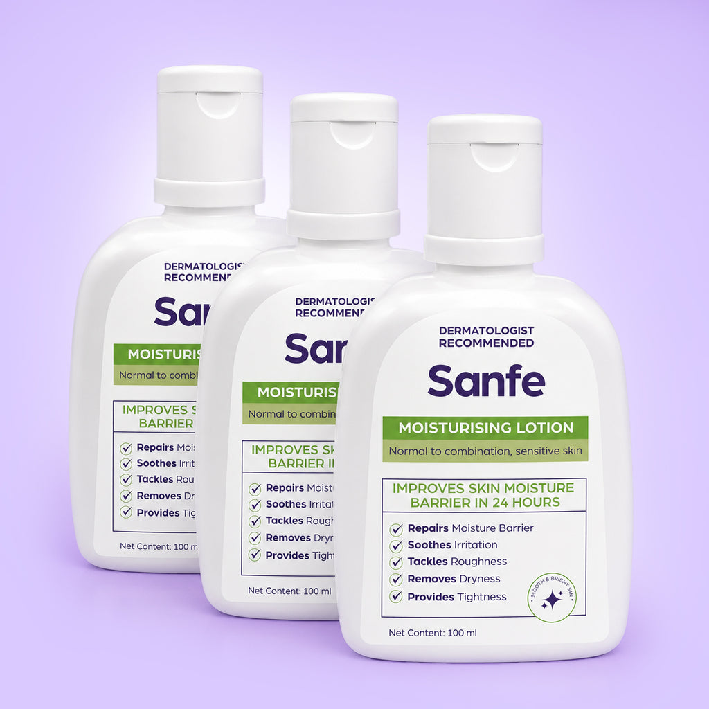 Sanfe Moisturising Lotion - 100ml (Pack of 3)