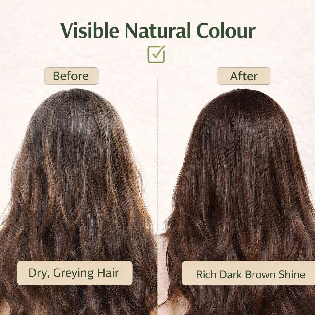 Natural Henna Mehendi Powder for Hair Color and Growth - 100g