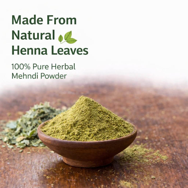 Natural Henna Mehendi Powder for Hair Color and Growth - 100g