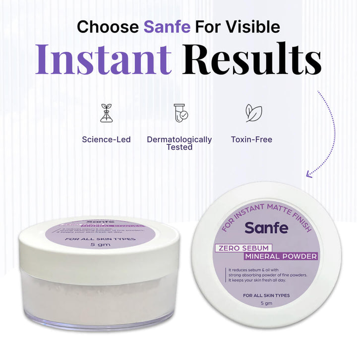 Sanfe No Sebum Mineral Powder  For all skin types, 5gm