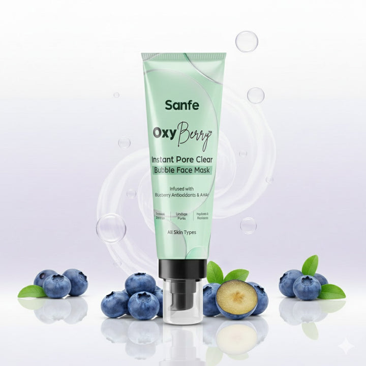 OxyBerry Instant Pore Clear Bubble Face Mask