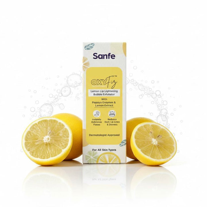 OxyFiz Lemon Lip Lightening Bubble Exfoliator