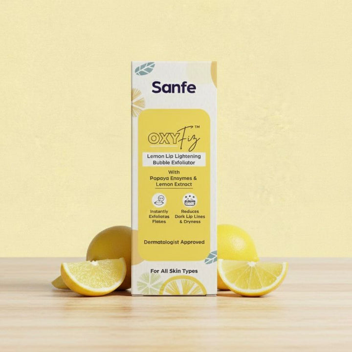 OxyFiz Lemon Lip Lightening Bubble Exfoliator