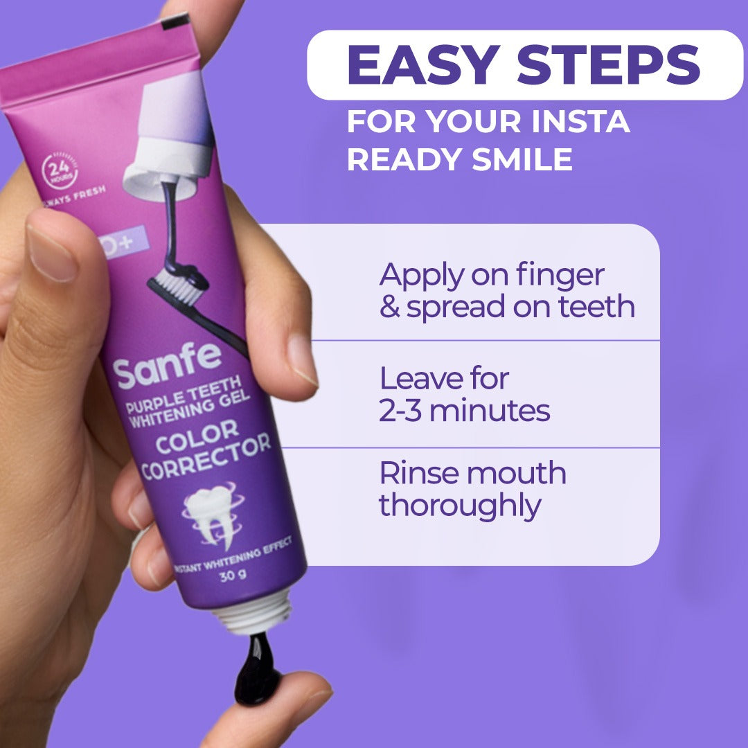 Purple Teeth Whitening Gel