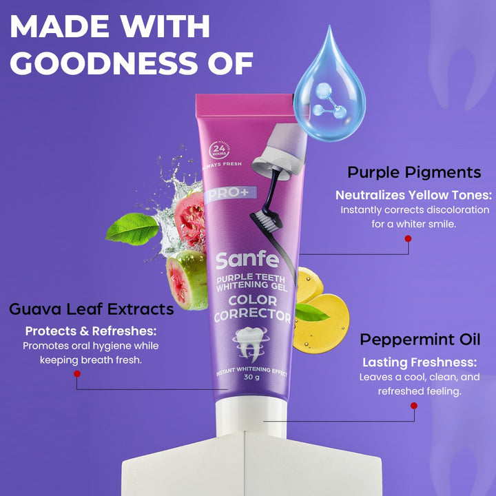 Purple Teeth Whitening Gel
